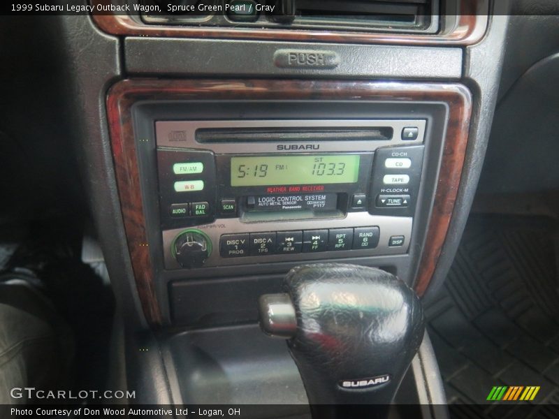 Spruce Green Pearl / Gray 1999 Subaru Legacy Outback Wagon