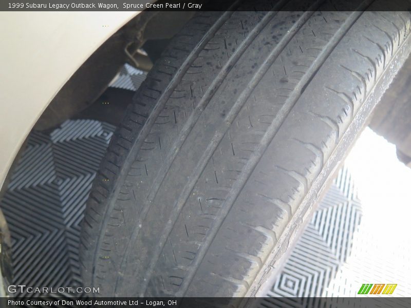 Spruce Green Pearl / Gray 1999 Subaru Legacy Outback Wagon