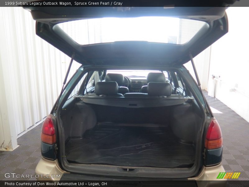Spruce Green Pearl / Gray 1999 Subaru Legacy Outback Wagon