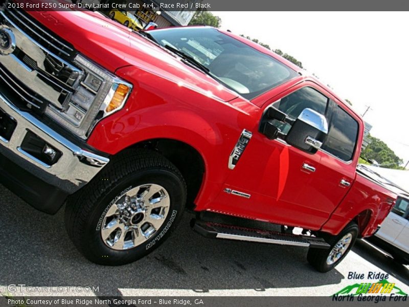 Race Red / Black 2018 Ford F250 Super Duty Lariat Crew Cab 4x4