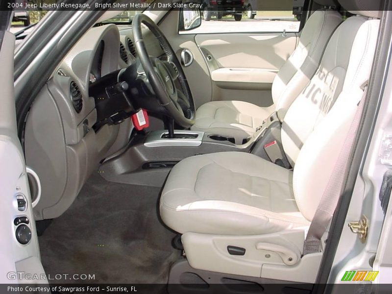 Bright Silver Metallic / Dark Slate Gray 2004 Jeep Liberty Renegade