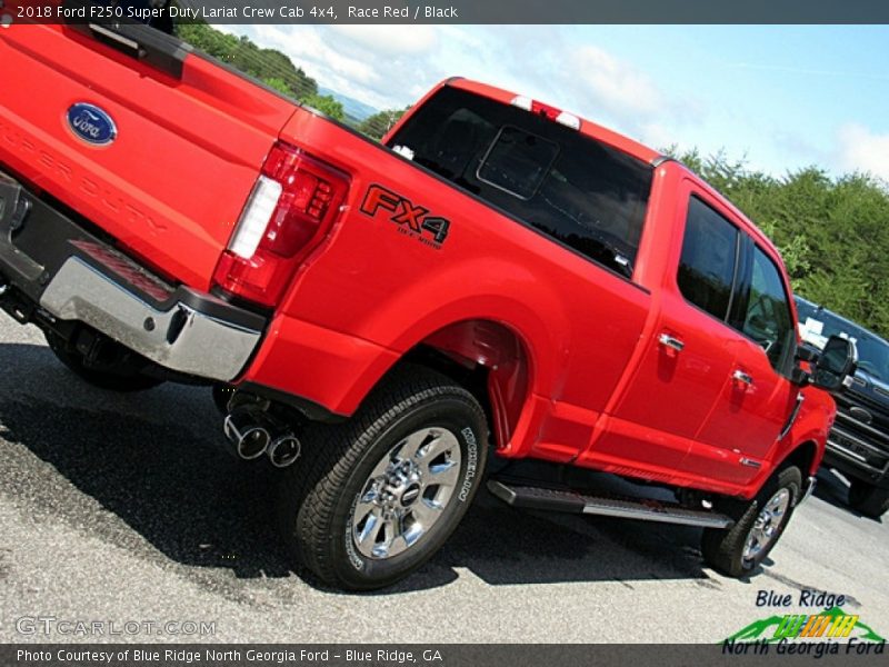 Race Red / Black 2018 Ford F250 Super Duty Lariat Crew Cab 4x4