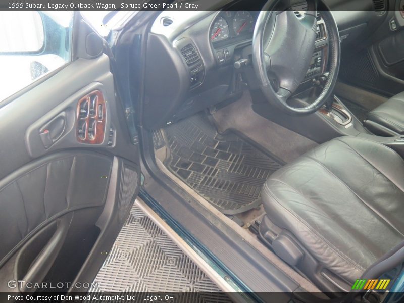 Spruce Green Pearl / Gray 1999 Subaru Legacy Outback Wagon