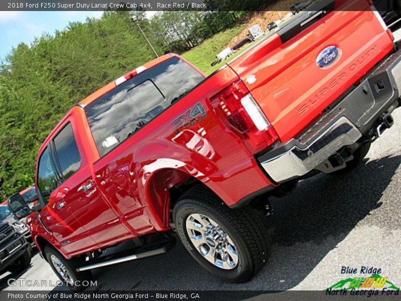 Race Red / Black 2018 Ford F250 Super Duty Lariat Crew Cab 4x4