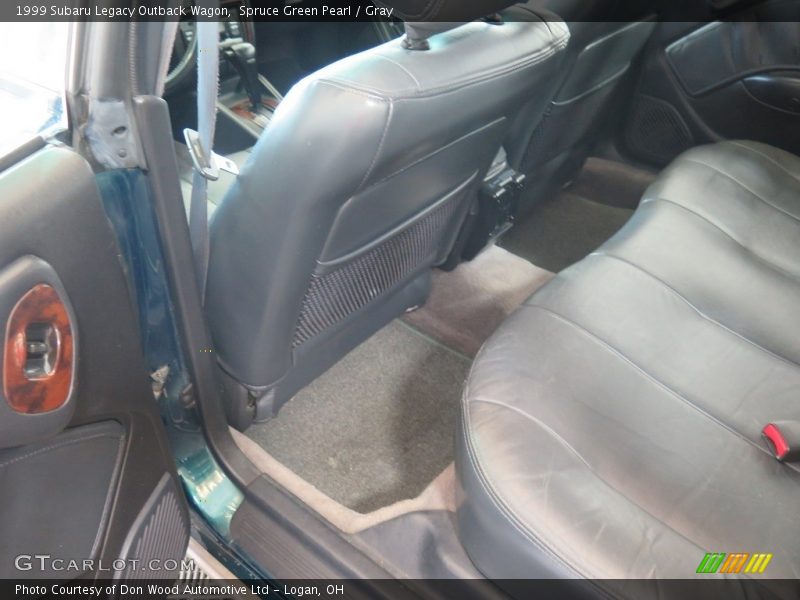 Spruce Green Pearl / Gray 1999 Subaru Legacy Outback Wagon