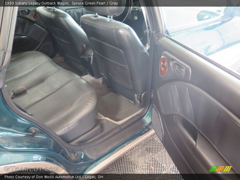 Spruce Green Pearl / Gray 1999 Subaru Legacy Outback Wagon