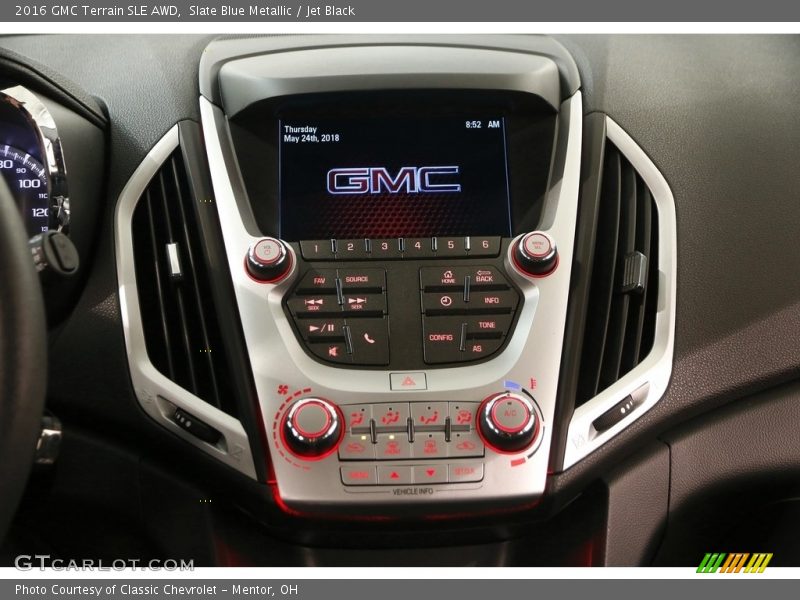 Slate Blue Metallic / Jet Black 2016 GMC Terrain SLE AWD