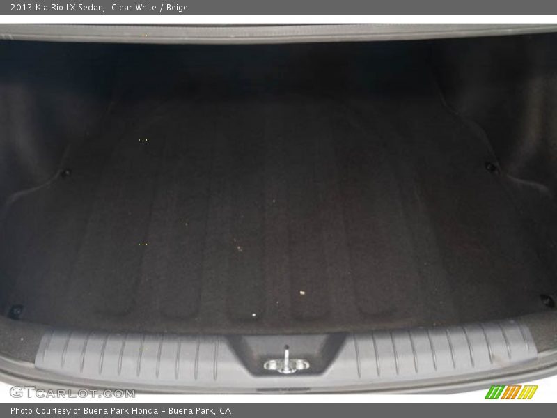 Clear White / Beige 2013 Kia Rio LX Sedan