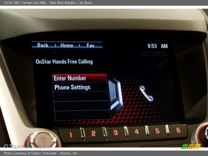 Slate Blue Metallic / Jet Black 2016 GMC Terrain SLE AWD