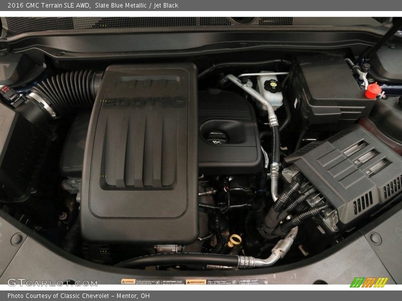 Slate Blue Metallic / Jet Black 2016 GMC Terrain SLE AWD