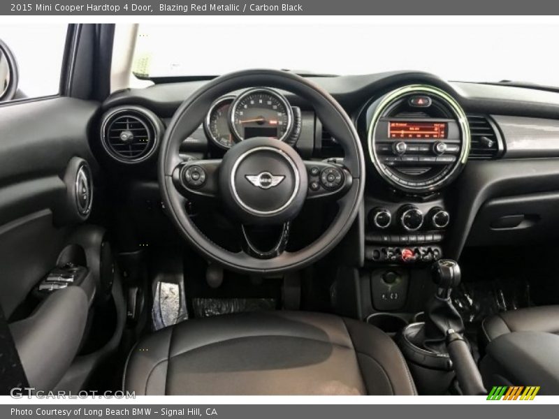 Blazing Red Metallic / Carbon Black 2015 Mini Cooper Hardtop 4 Door