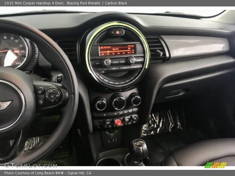 Blazing Red Metallic / Carbon Black 2015 Mini Cooper Hardtop 4 Door