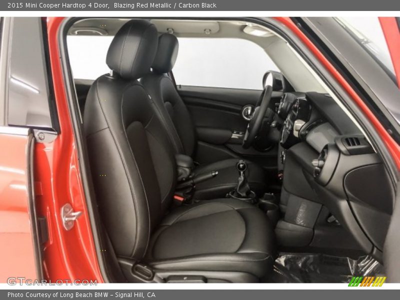 Blazing Red Metallic / Carbon Black 2015 Mini Cooper Hardtop 4 Door
