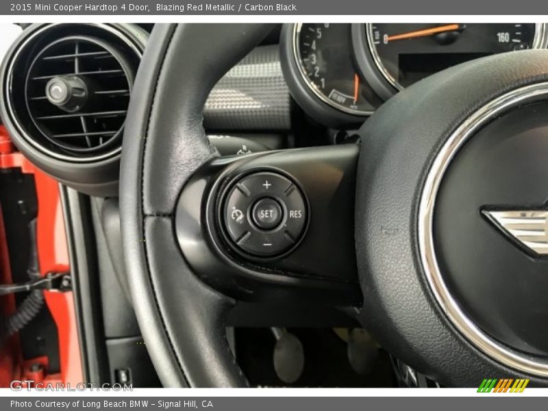 Blazing Red Metallic / Carbon Black 2015 Mini Cooper Hardtop 4 Door