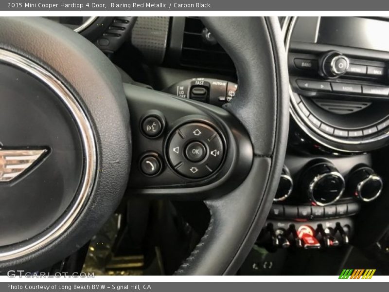 Blazing Red Metallic / Carbon Black 2015 Mini Cooper Hardtop 4 Door