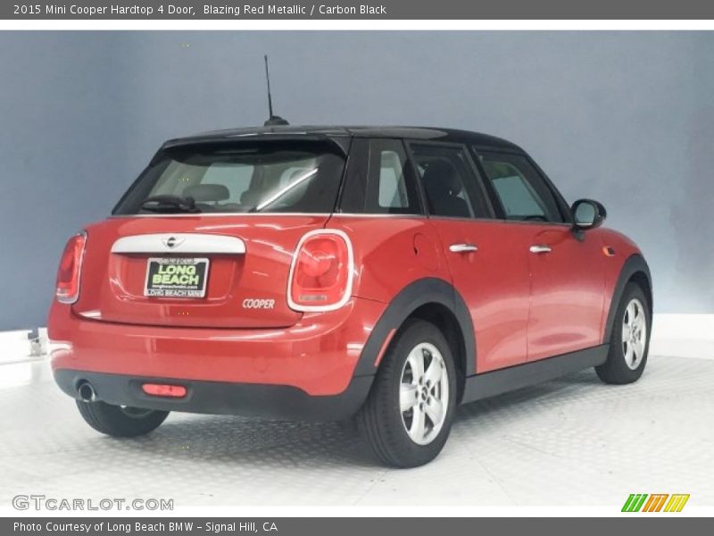 Blazing Red Metallic / Carbon Black 2015 Mini Cooper Hardtop 4 Door