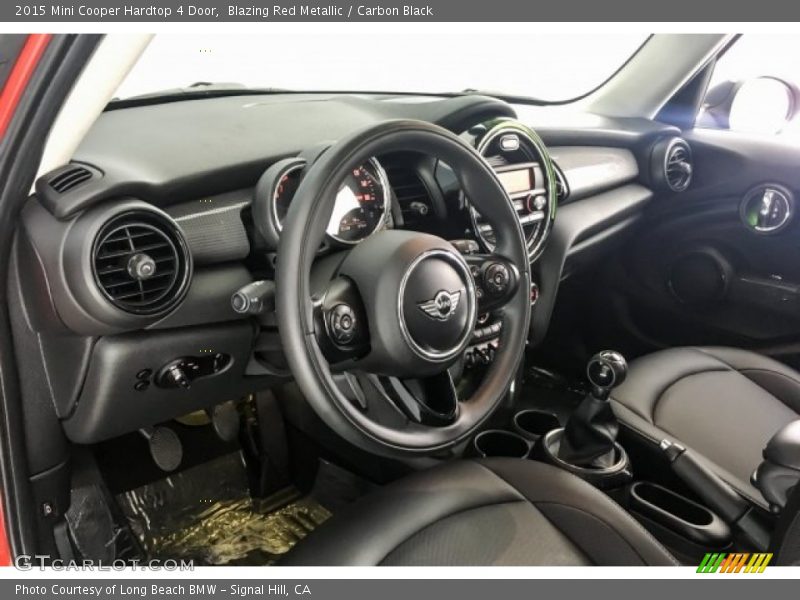 Blazing Red Metallic / Carbon Black 2015 Mini Cooper Hardtop 4 Door