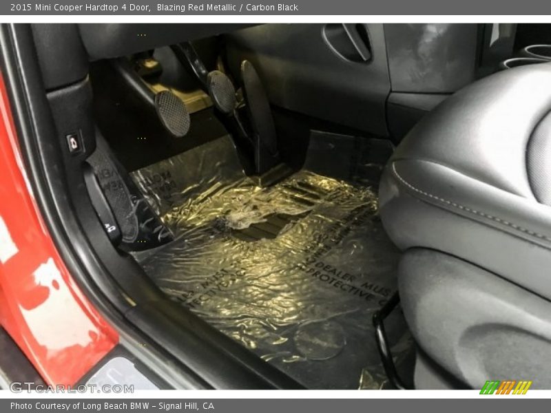 Blazing Red Metallic / Carbon Black 2015 Mini Cooper Hardtop 4 Door