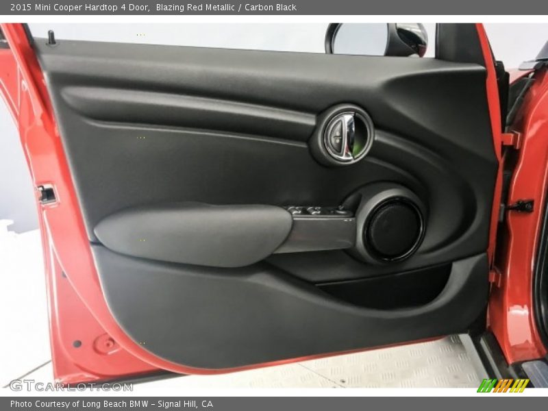 Blazing Red Metallic / Carbon Black 2015 Mini Cooper Hardtop 4 Door