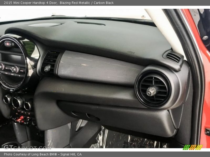 Blazing Red Metallic / Carbon Black 2015 Mini Cooper Hardtop 4 Door