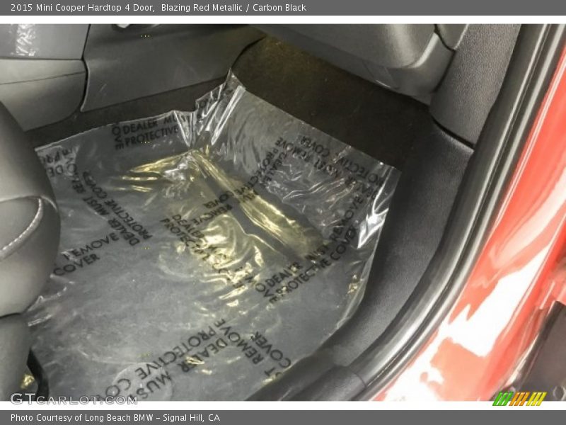 Blazing Red Metallic / Carbon Black 2015 Mini Cooper Hardtop 4 Door