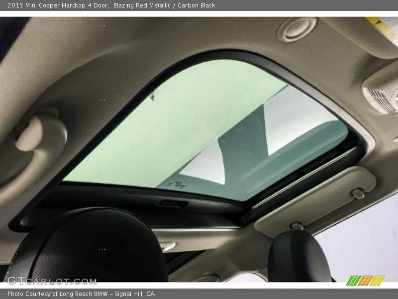 Blazing Red Metallic / Carbon Black 2015 Mini Cooper Hardtop 4 Door