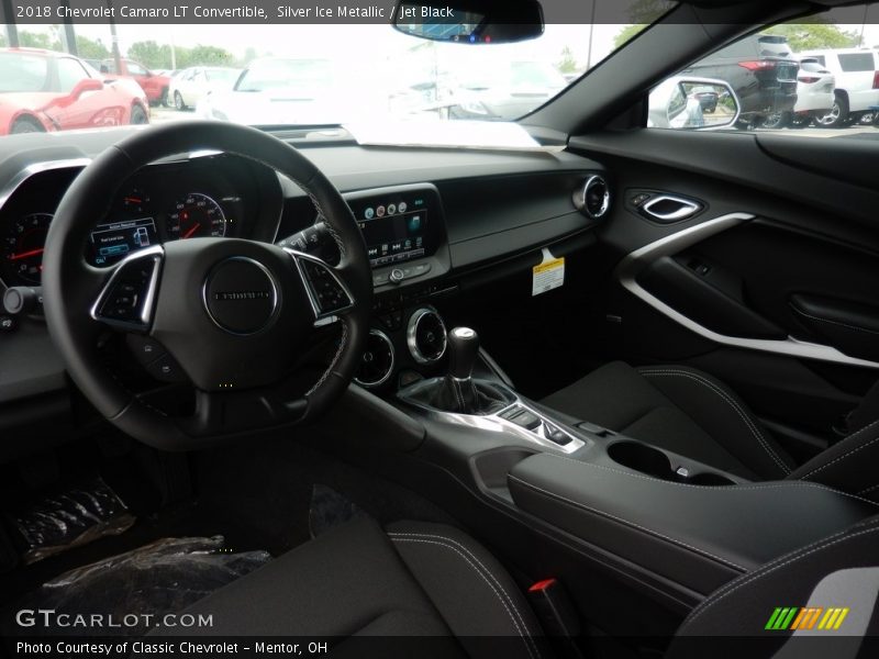 Silver Ice Metallic / Jet Black 2018 Chevrolet Camaro LT Convertible