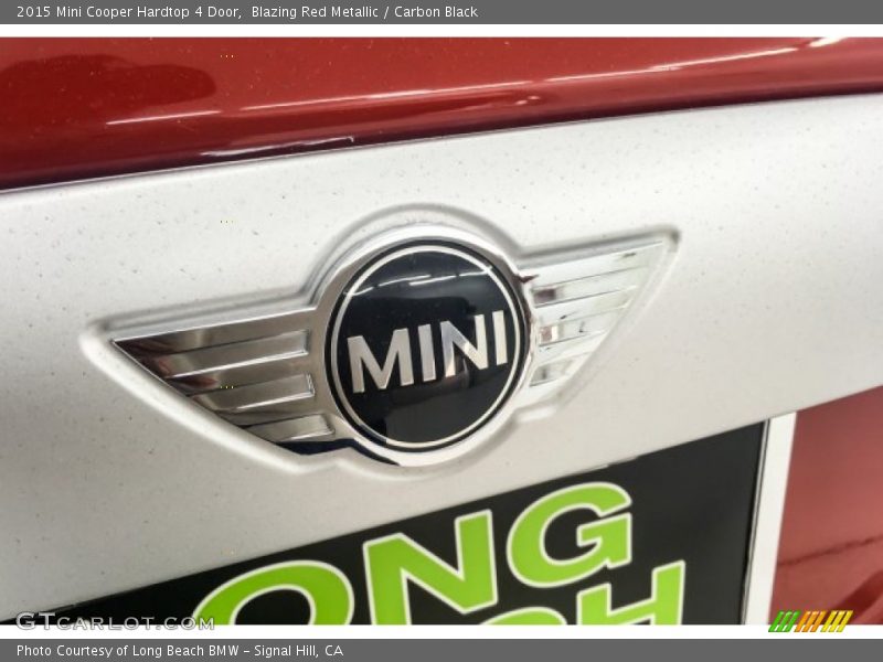 Blazing Red Metallic / Carbon Black 2015 Mini Cooper Hardtop 4 Door