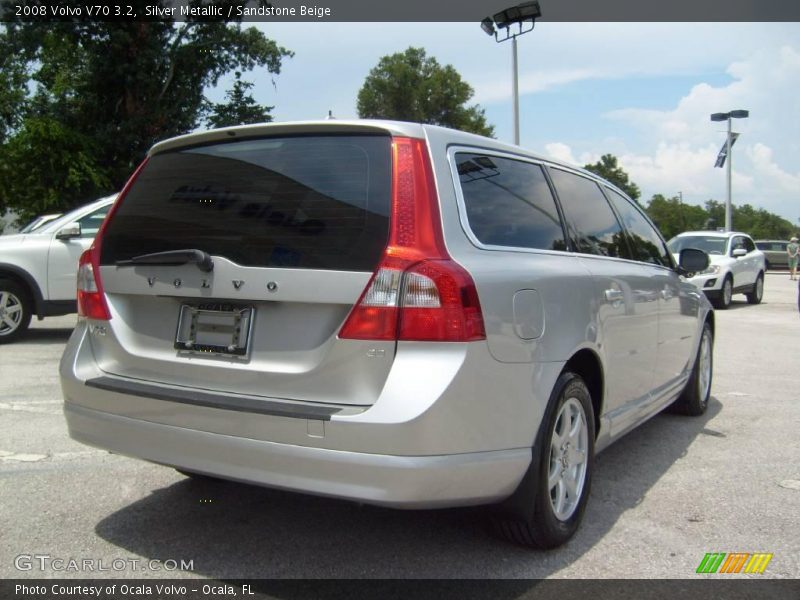 Silver Metallic / Sandstone Beige 2008 Volvo V70 3.2