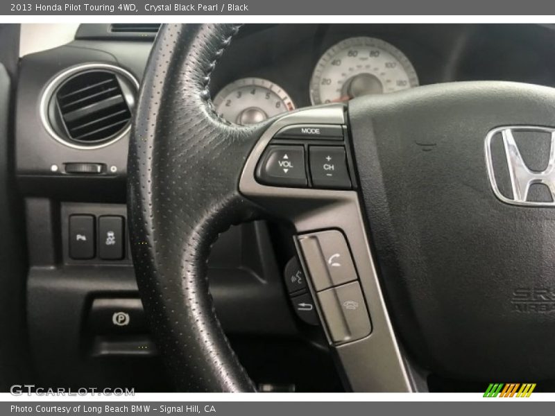 Crystal Black Pearl / Black 2013 Honda Pilot Touring 4WD