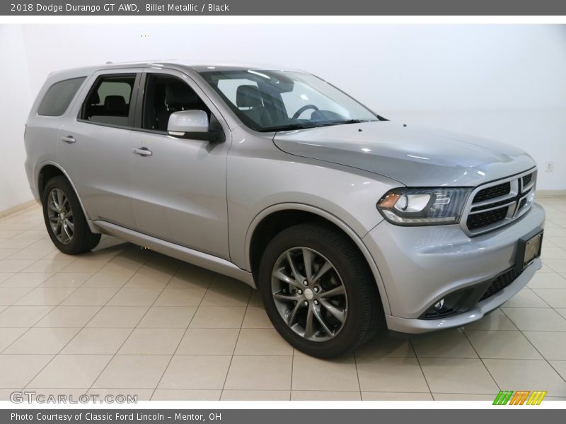 Billet Metallic / Black 2018 Dodge Durango GT AWD