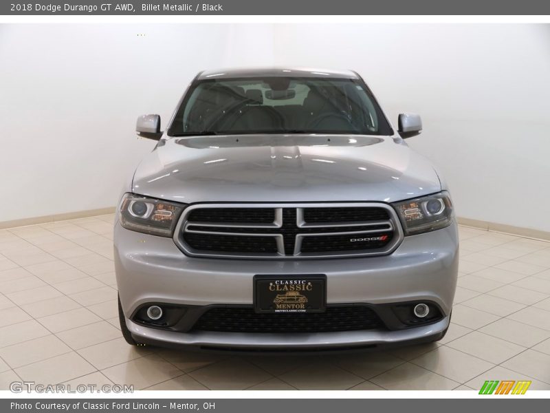 Billet Metallic / Black 2018 Dodge Durango GT AWD