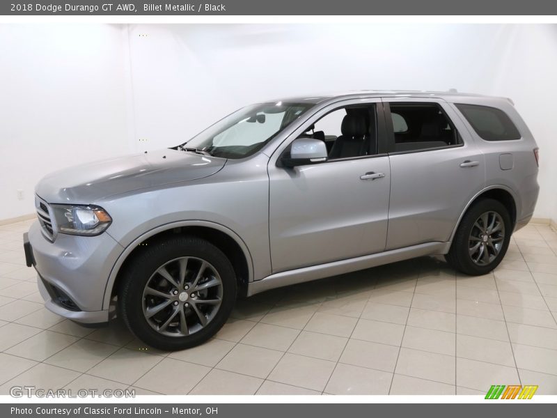 Billet Metallic / Black 2018 Dodge Durango GT AWD