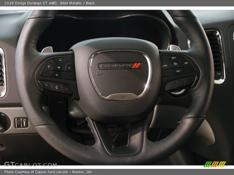 Billet Metallic / Black 2018 Dodge Durango GT AWD