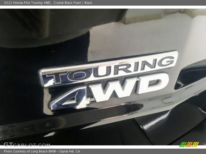 Crystal Black Pearl / Black 2013 Honda Pilot Touring 4WD