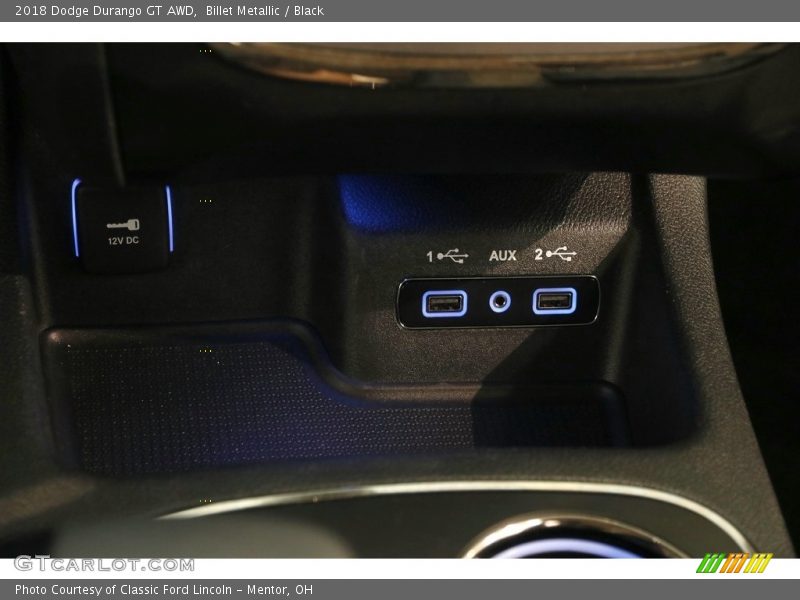 Billet Metallic / Black 2018 Dodge Durango GT AWD