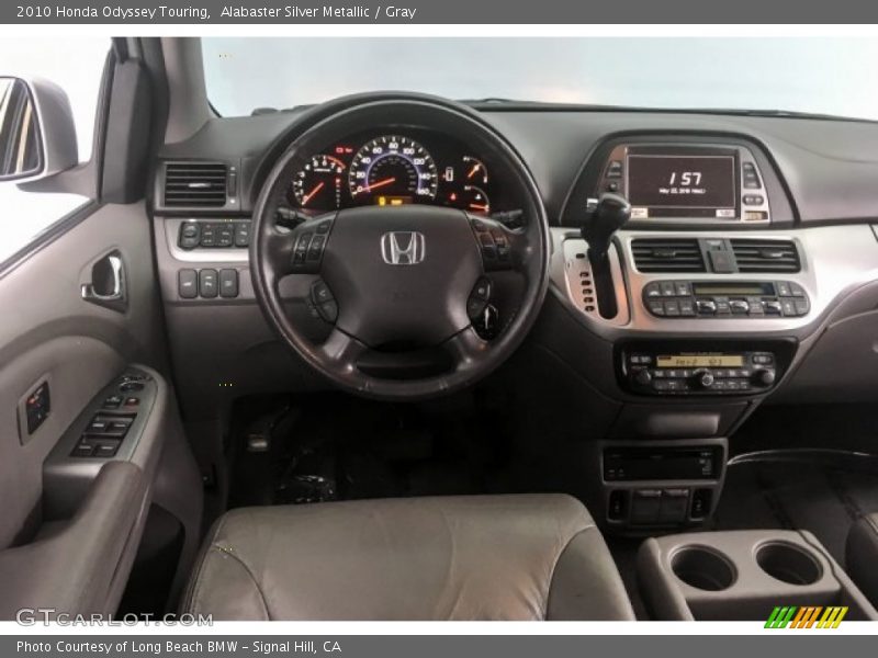 Alabaster Silver Metallic / Gray 2010 Honda Odyssey Touring
