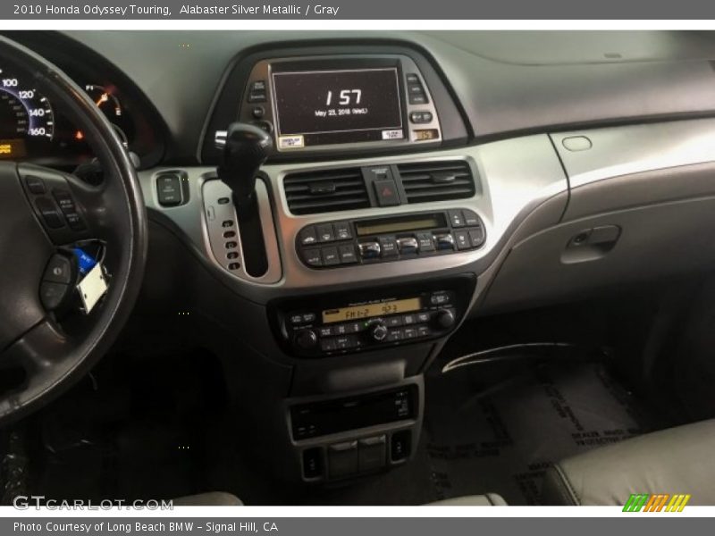 Alabaster Silver Metallic / Gray 2010 Honda Odyssey Touring
