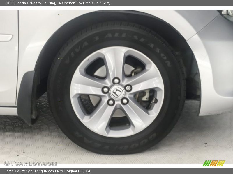 Alabaster Silver Metallic / Gray 2010 Honda Odyssey Touring
