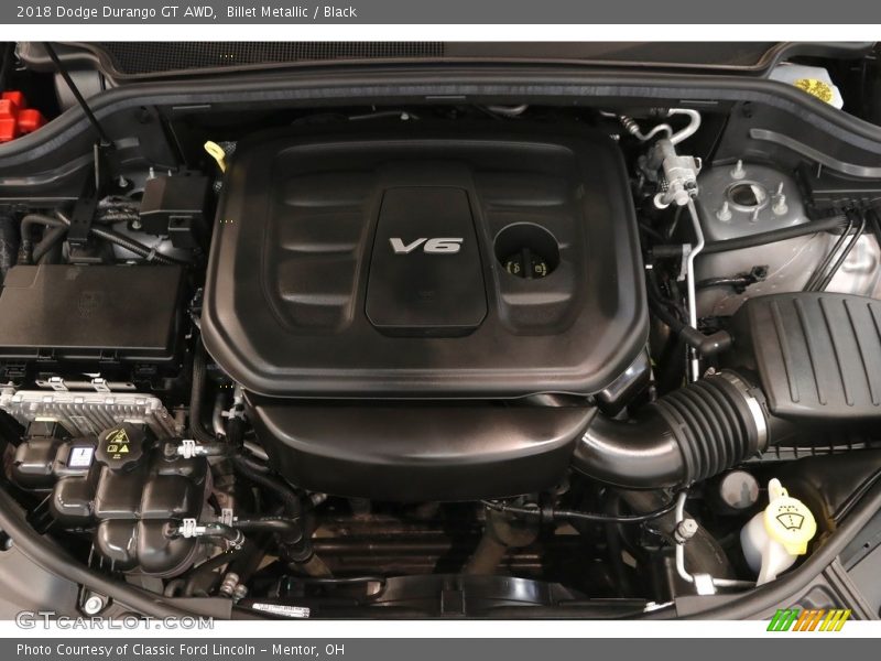 Billet Metallic / Black 2018 Dodge Durango GT AWD