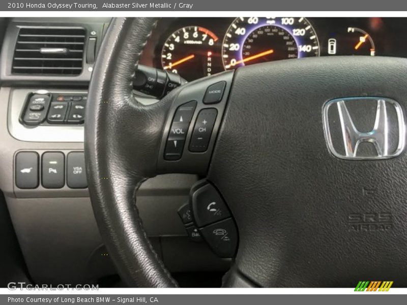 Alabaster Silver Metallic / Gray 2010 Honda Odyssey Touring