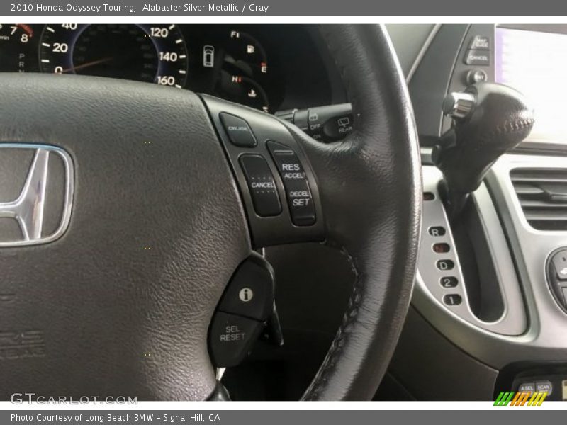 Alabaster Silver Metallic / Gray 2010 Honda Odyssey Touring