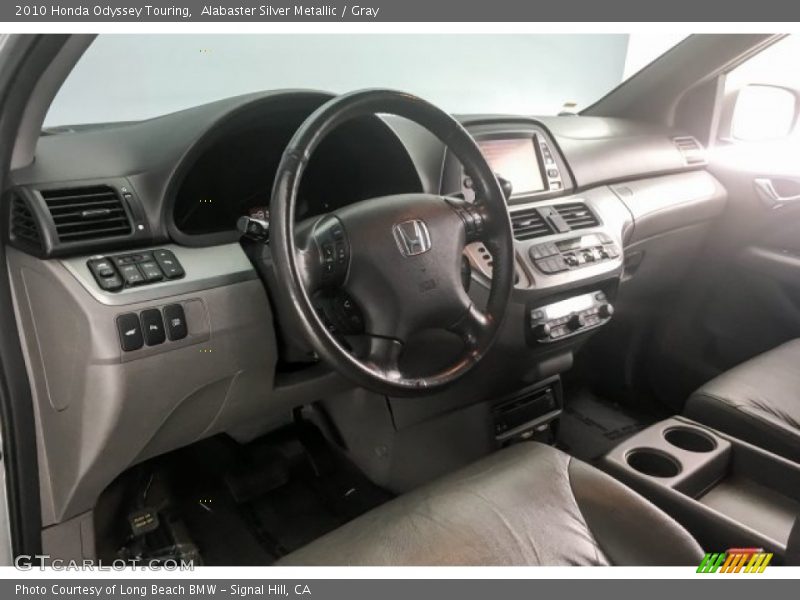 Alabaster Silver Metallic / Gray 2010 Honda Odyssey Touring