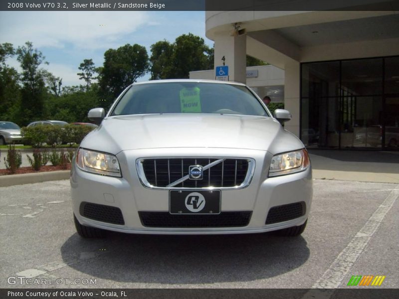 Silver Metallic / Sandstone Beige 2008 Volvo V70 3.2