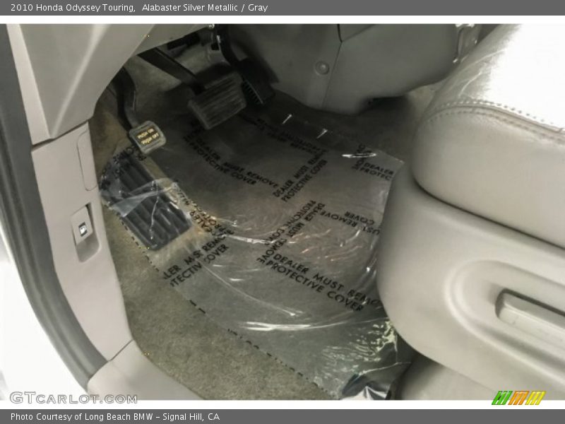 Alabaster Silver Metallic / Gray 2010 Honda Odyssey Touring