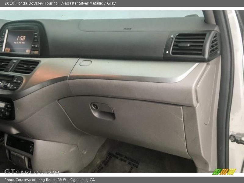 Alabaster Silver Metallic / Gray 2010 Honda Odyssey Touring
