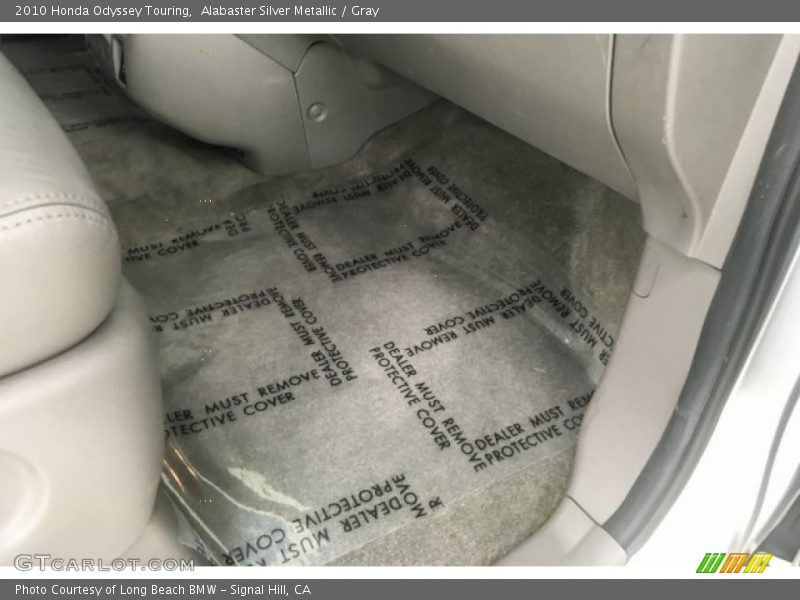 Alabaster Silver Metallic / Gray 2010 Honda Odyssey Touring