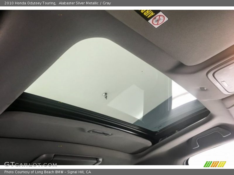 Alabaster Silver Metallic / Gray 2010 Honda Odyssey Touring