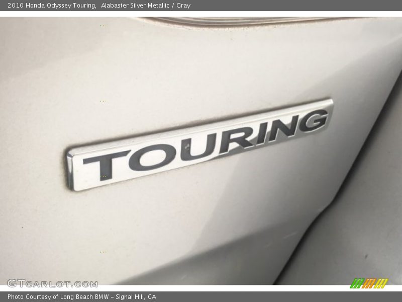 Alabaster Silver Metallic / Gray 2010 Honda Odyssey Touring