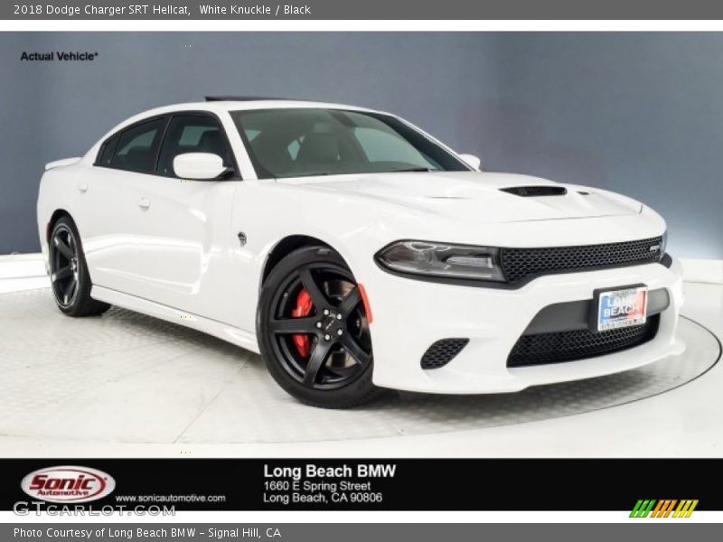 White Knuckle / Black 2018 Dodge Charger SRT Hellcat